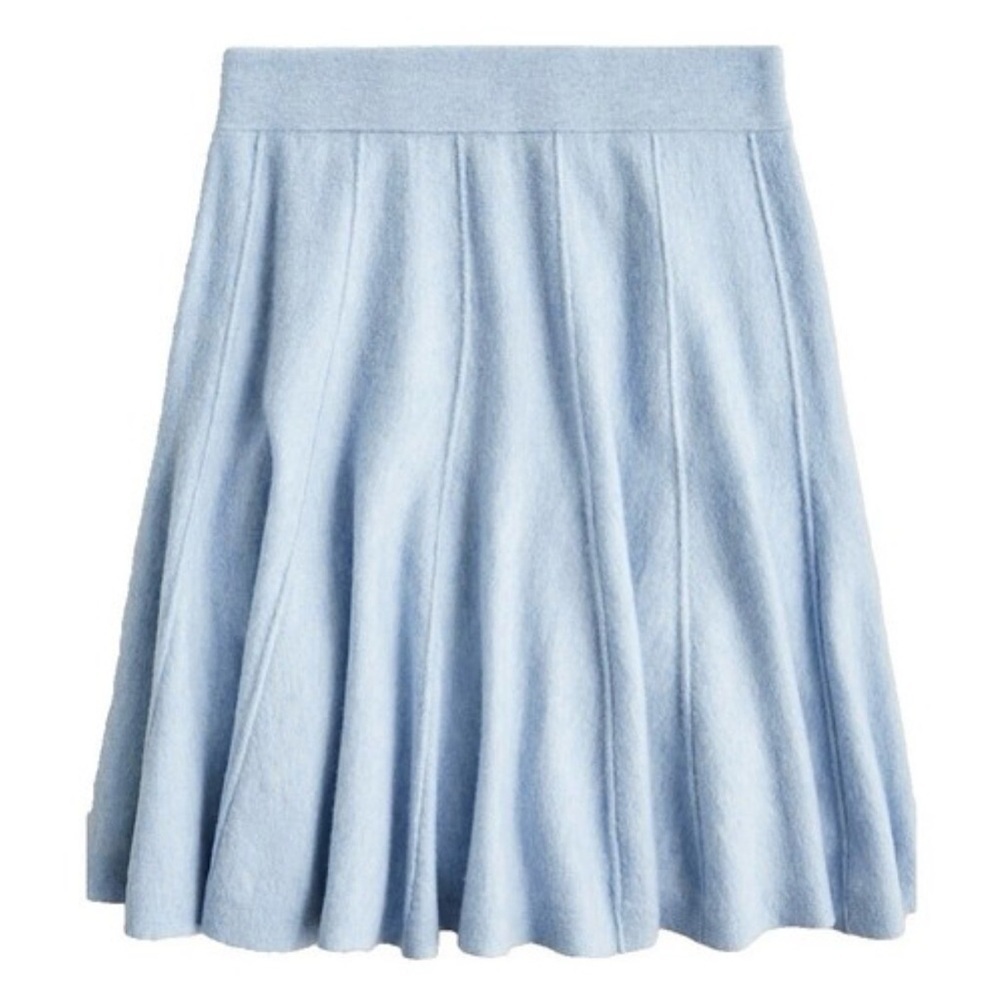 Elegant Light Denim Wash Women's Skirt Nwt Sz L